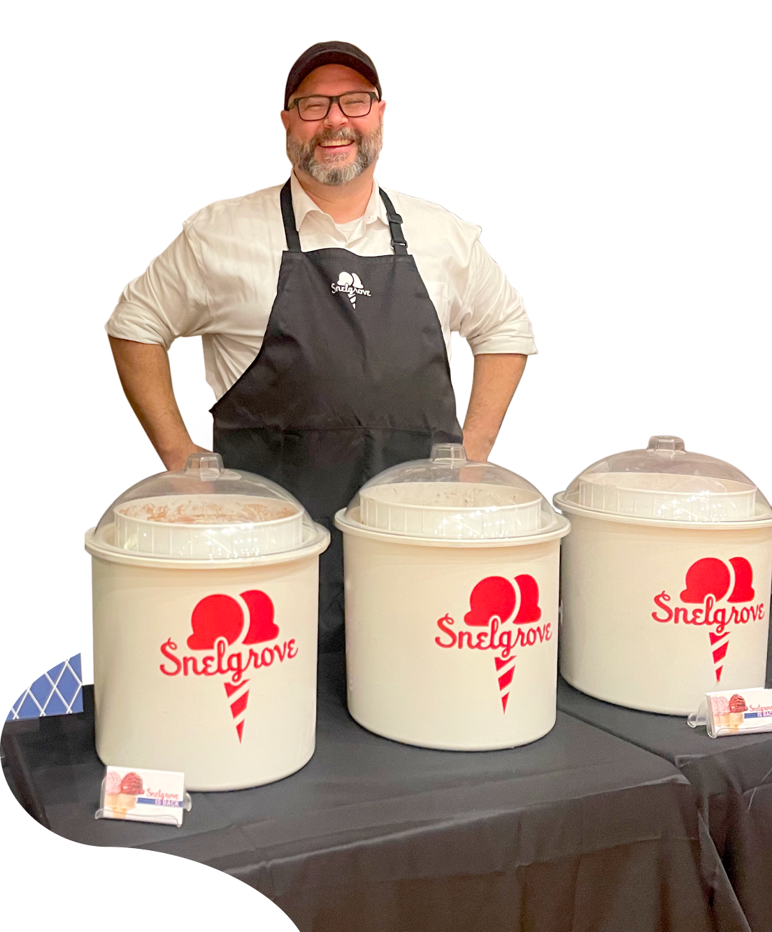 Snelgrove Ice Cream catering at an event