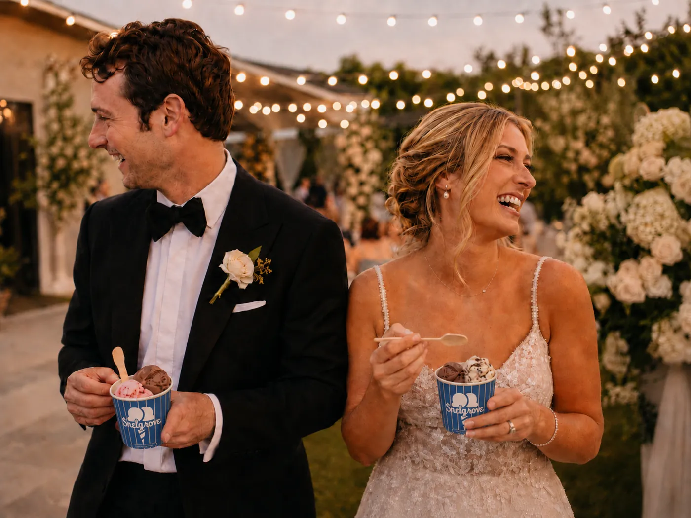 Snelgrove at a wedding