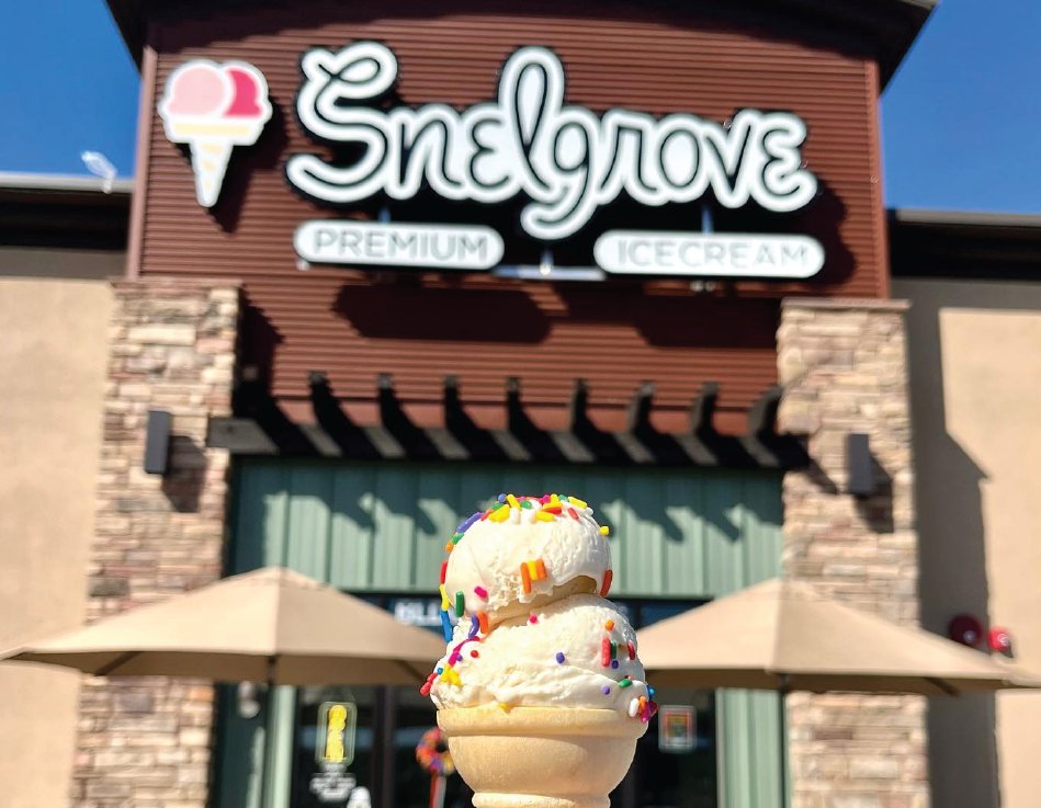 A modern Snelgrove scoop shop